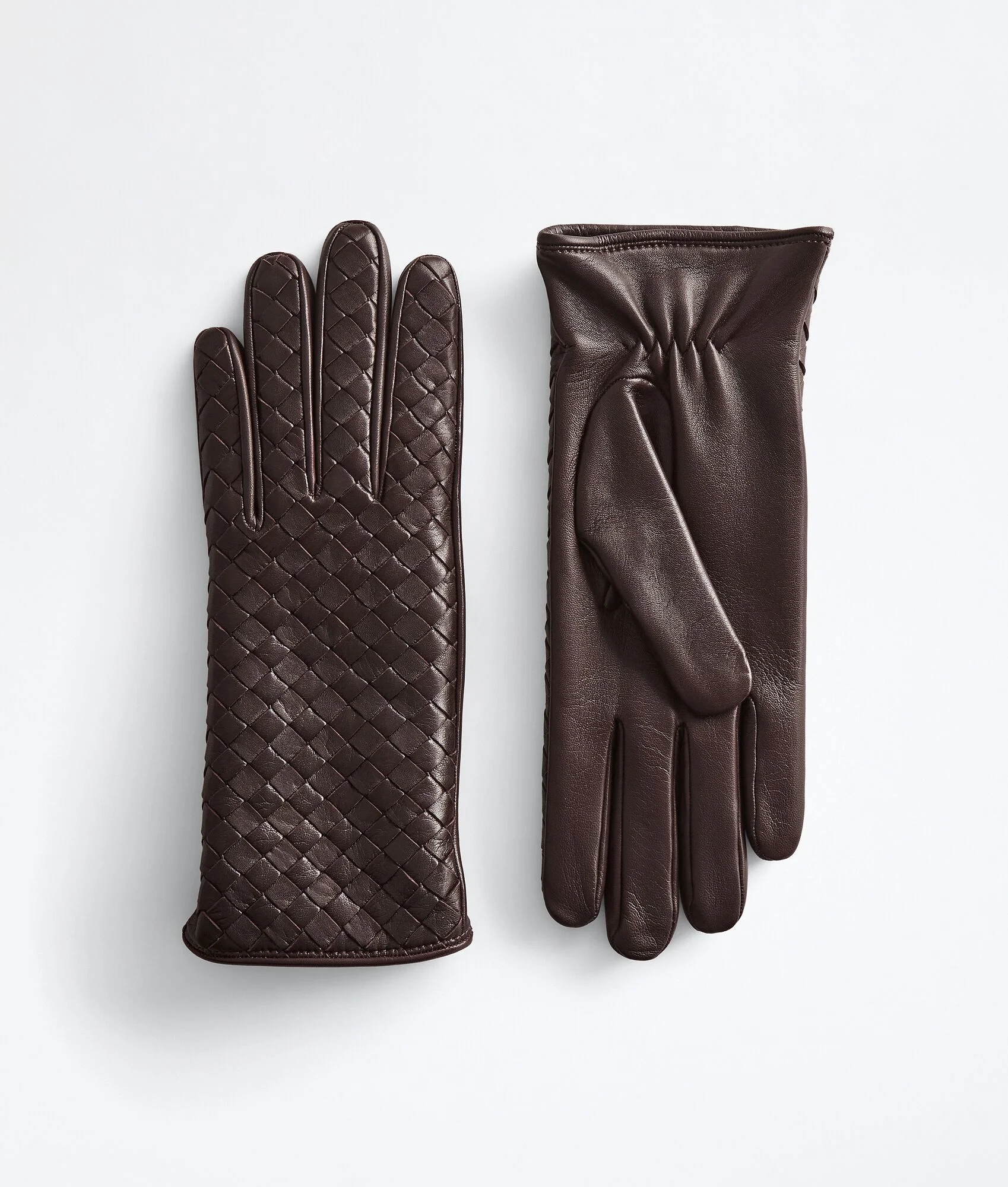 Intrecciato Leather Gloves - 1