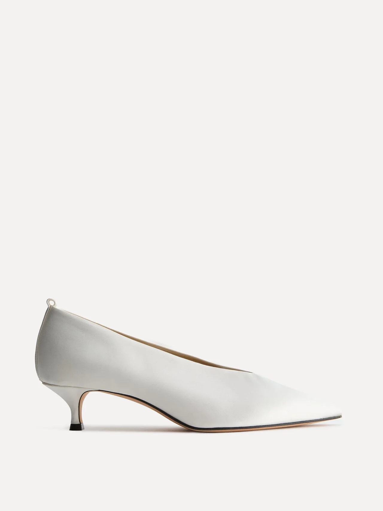 Babouche Kitten / Ivory Satin - 1
