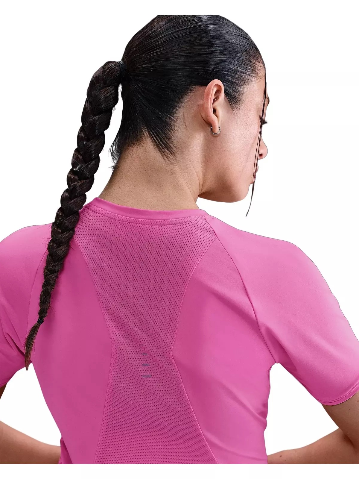 Women's Swift Dri-FIT Short-Sleeve Running Top -Pink - 2