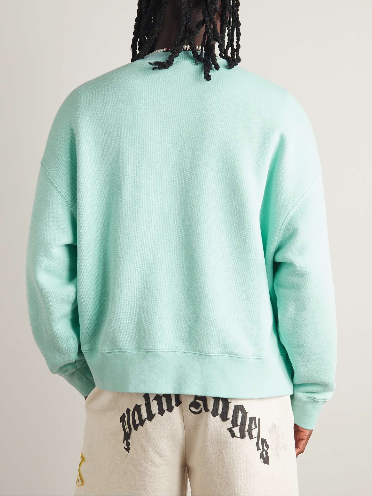 Embroidered Cotton-Jersey Sweatshirt - 4