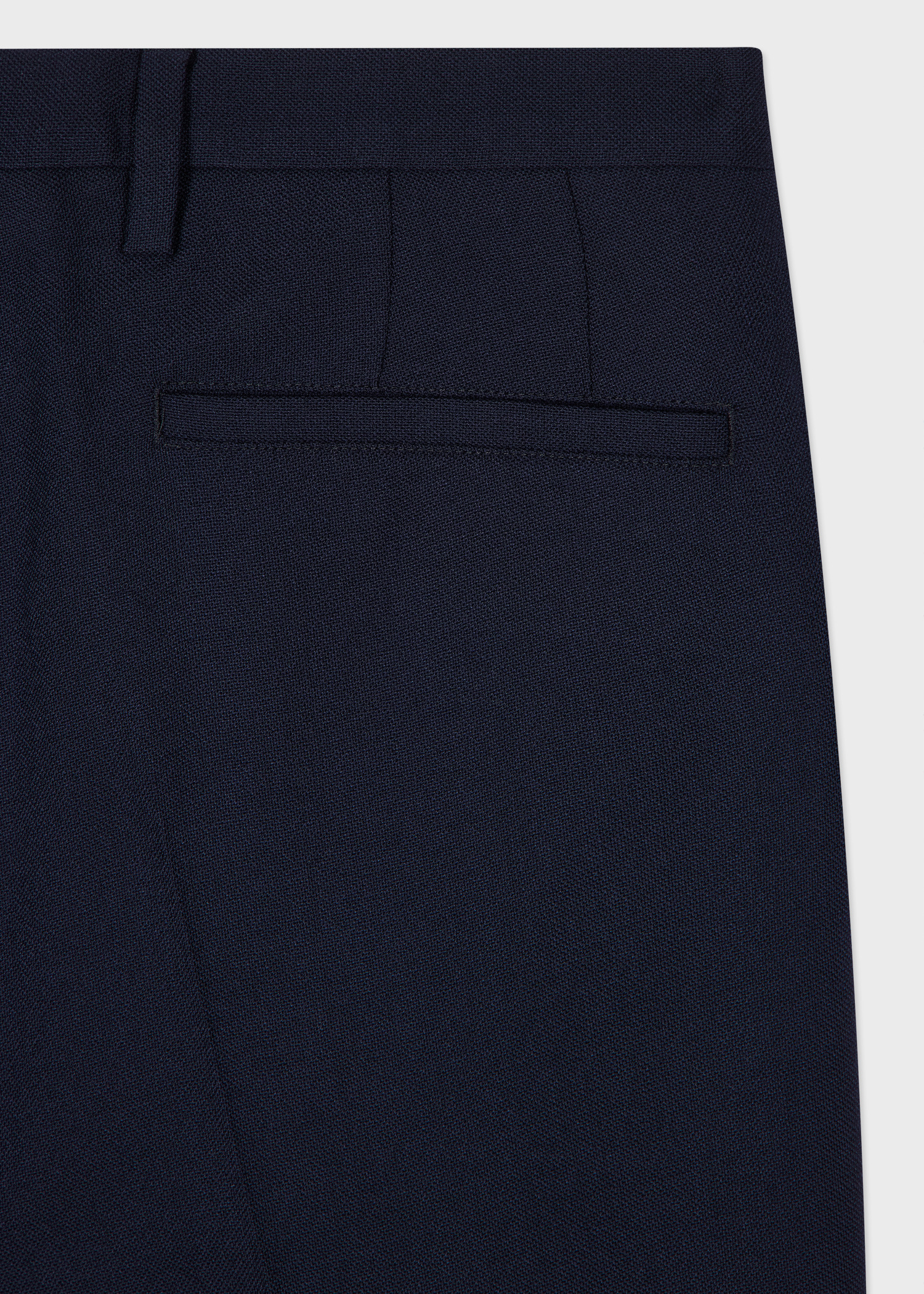 Slim-Fit Dark Navy Two-Ply Hopsack Wool Work Co-ord - 6