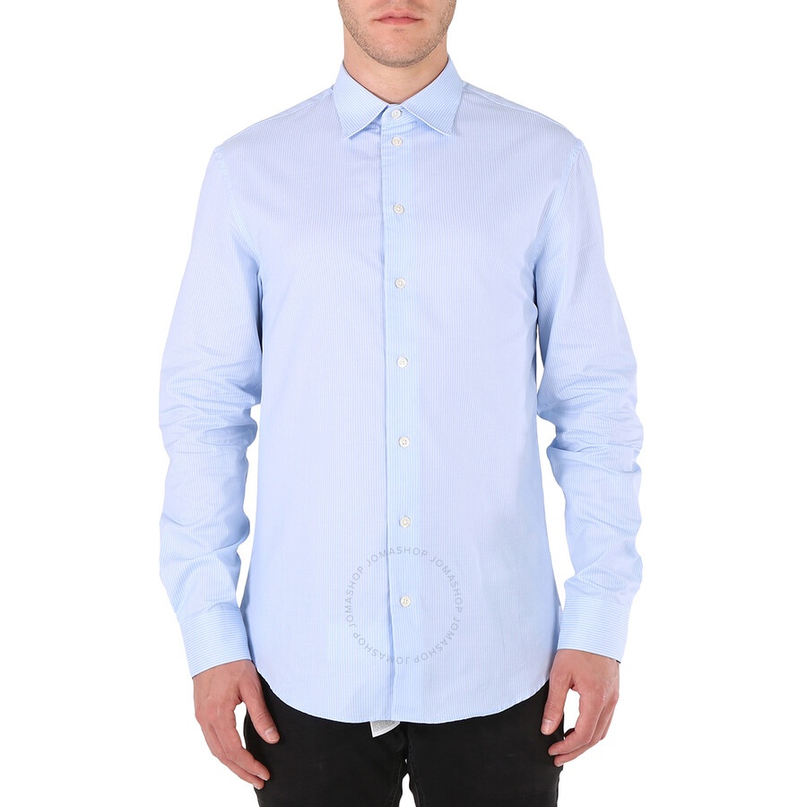 Emporio Armani Men's Modern-Fit Logo Twill Shirt - 3