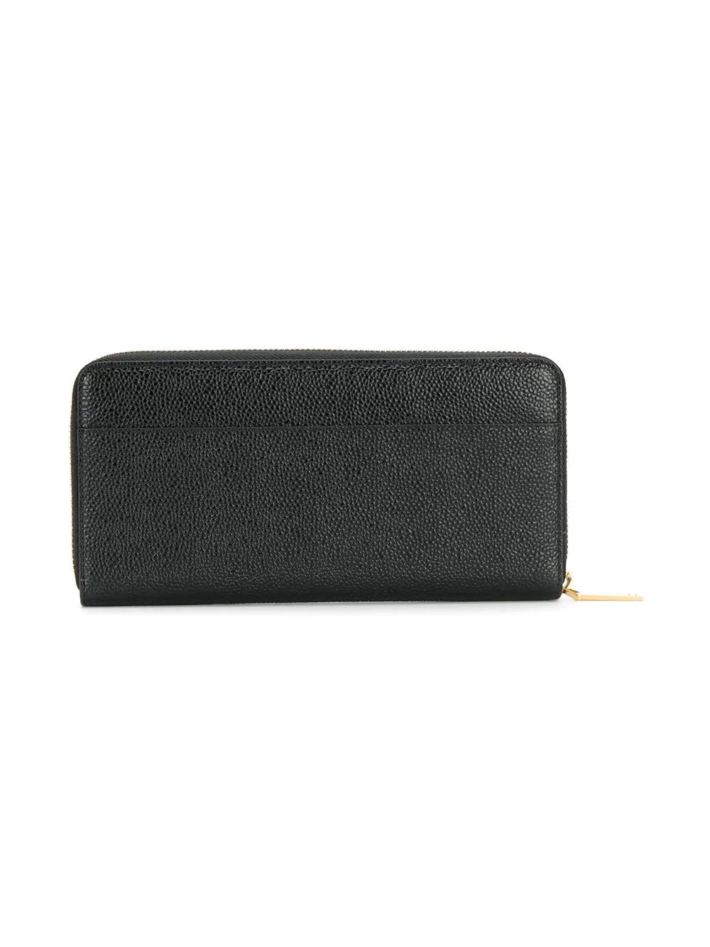 grosgrain-tab leather continental wallet - 2
