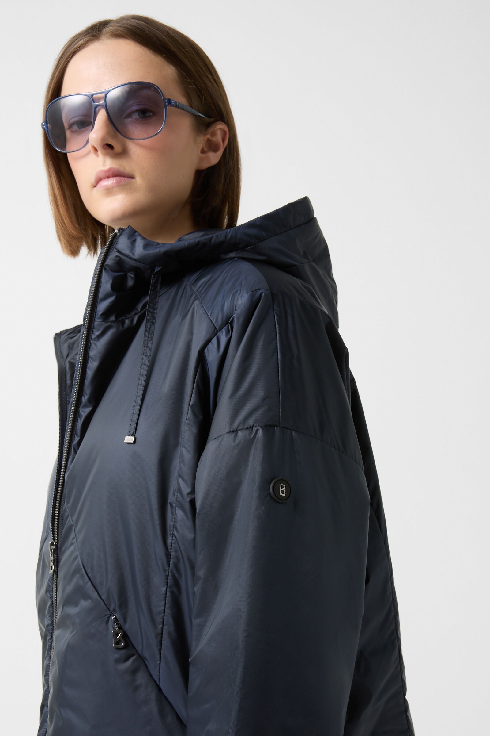 Beryll lightweight down jacket in Navy blue - 6