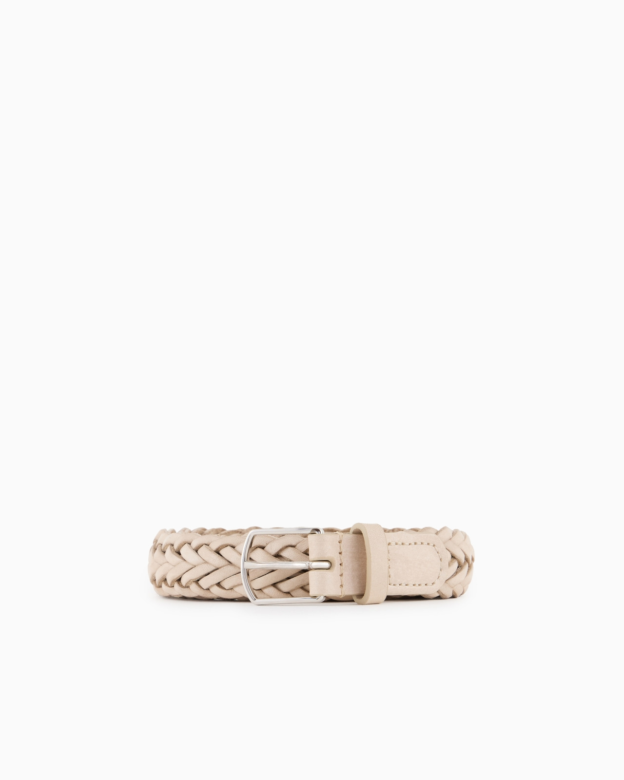 Woven leather belt - 1