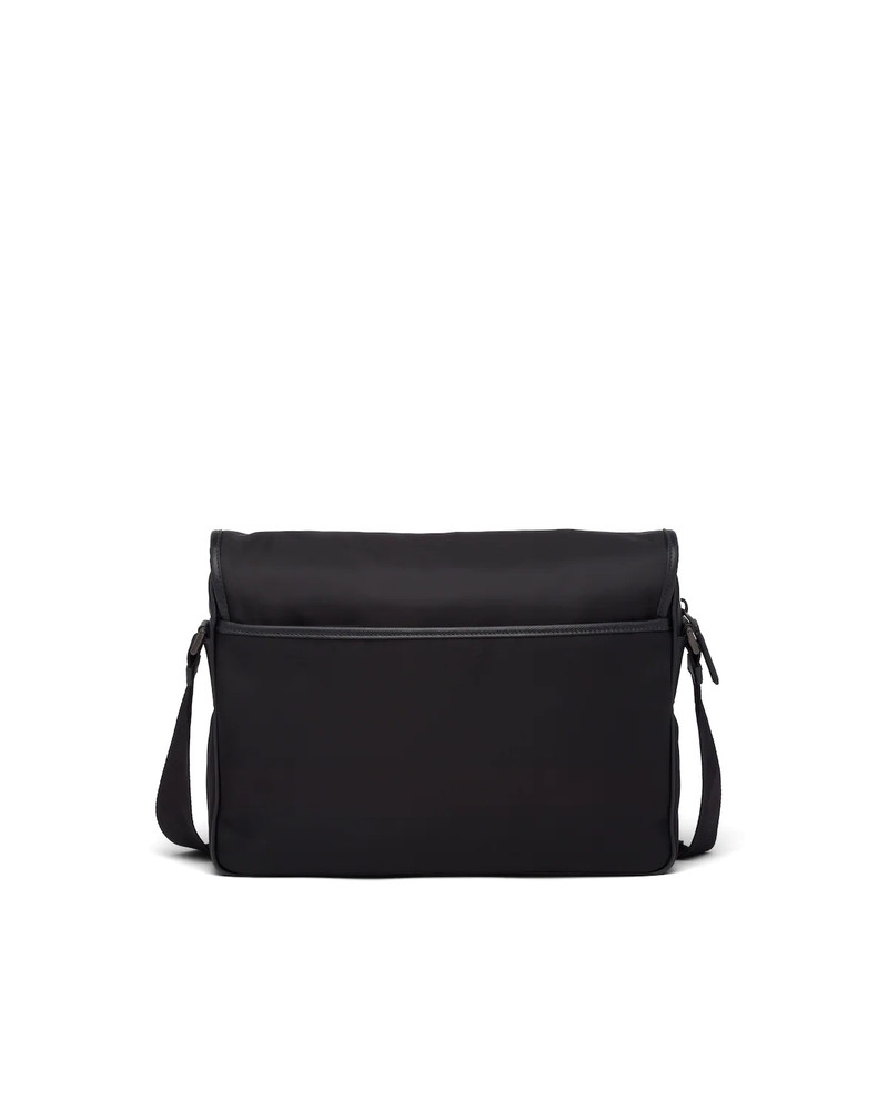Re-Nylon and Saffiano leather shoulder bag 4