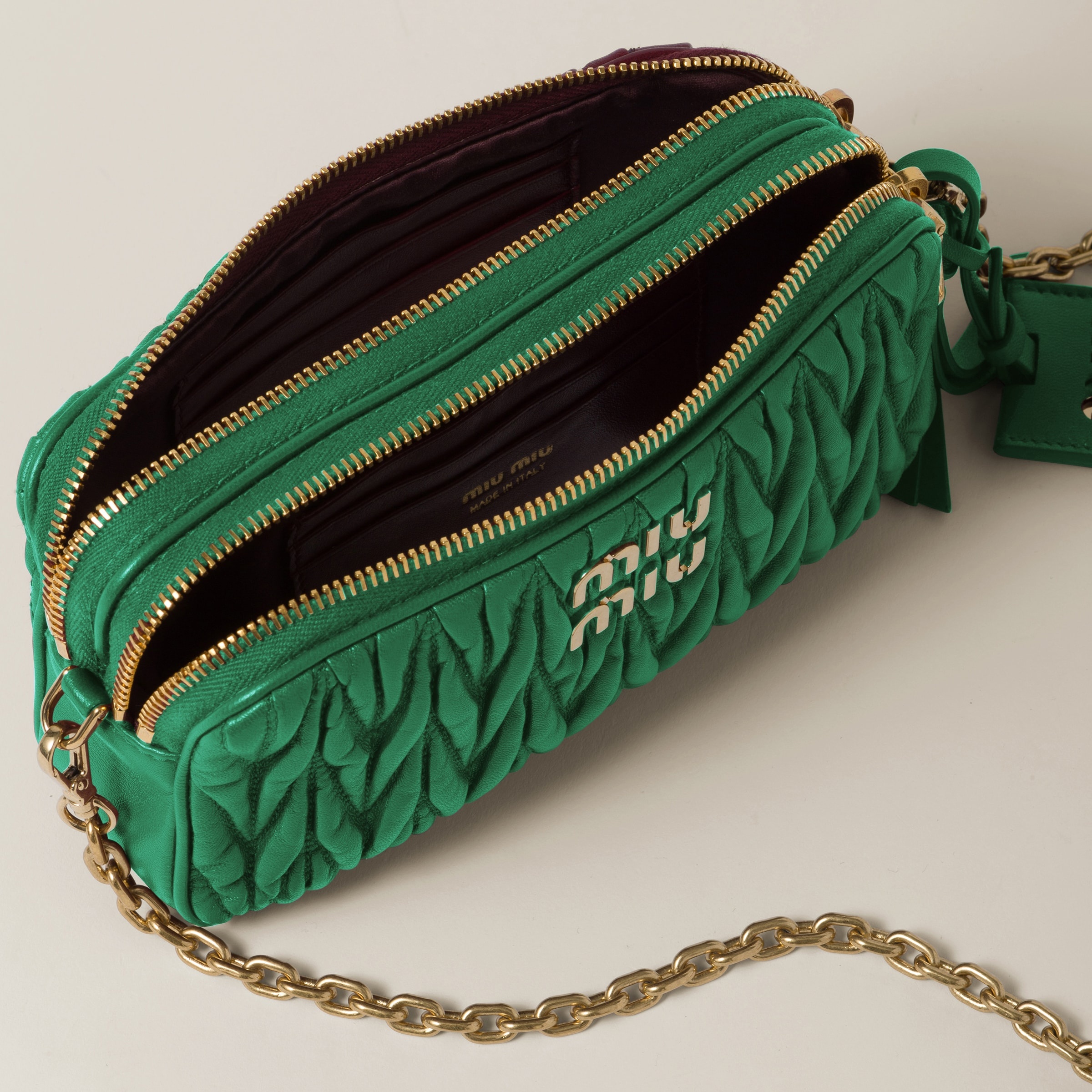 Matelassé nappa leather mini-bag - 5