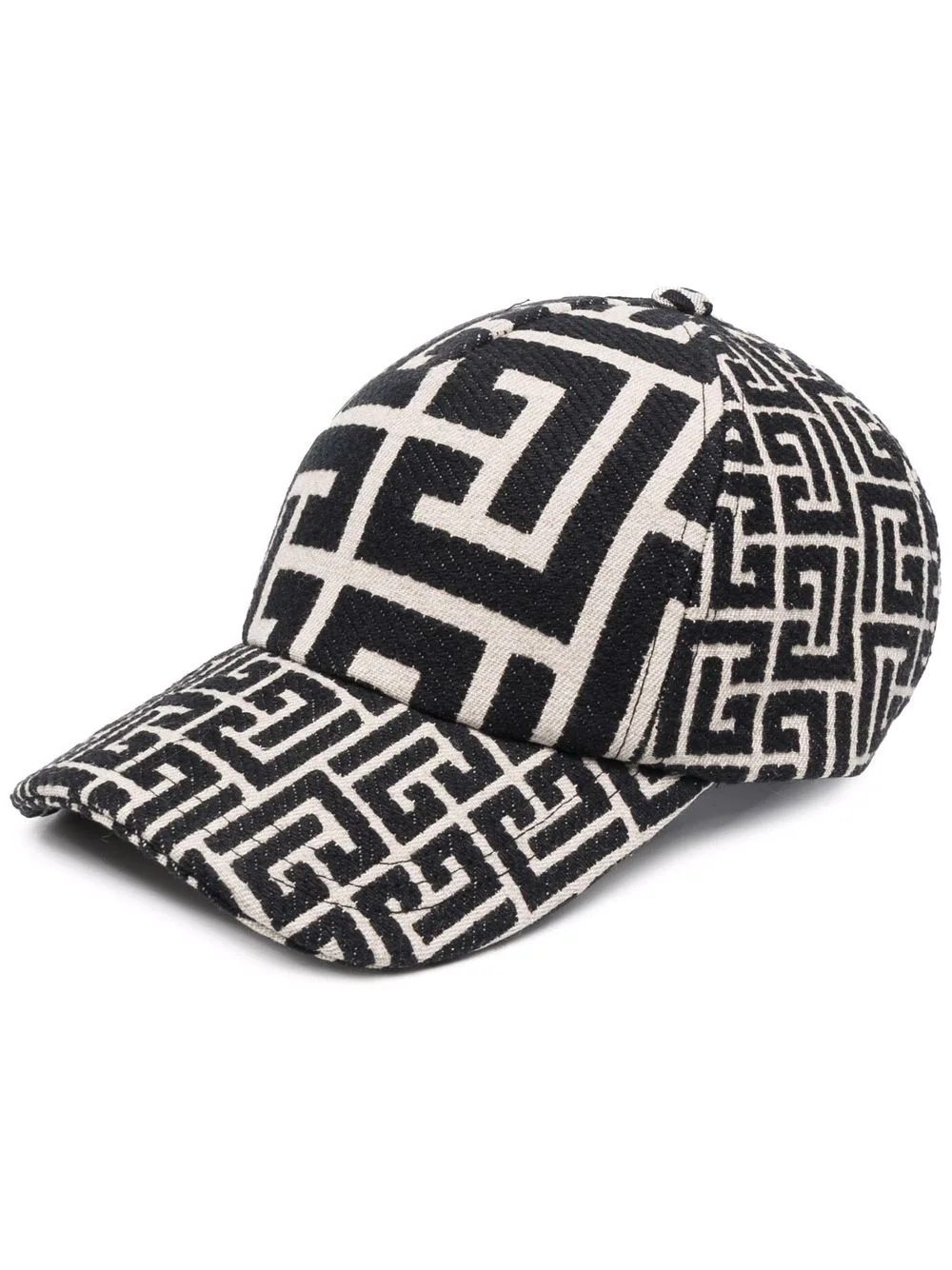 monogram jacquard cap - 1