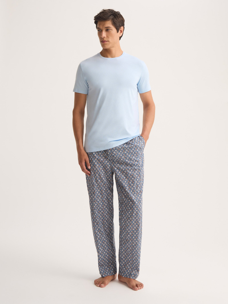 Men's T-Shirt Basel Micro Modal Stretch Light Blue 3