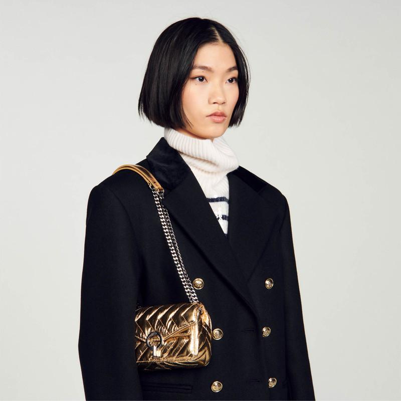 Metallic leather Yza Mini Bag 4