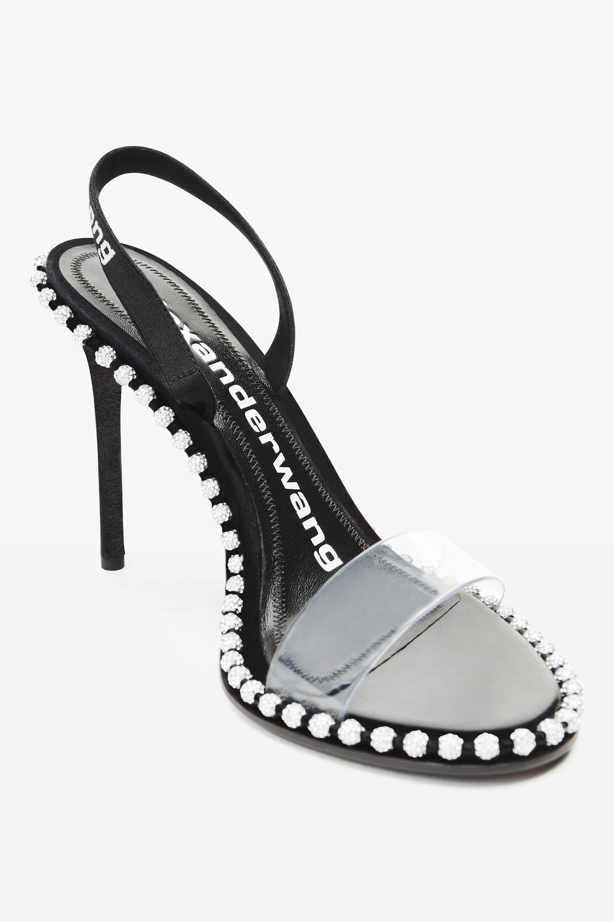 black nova pvc strap sandal - 2