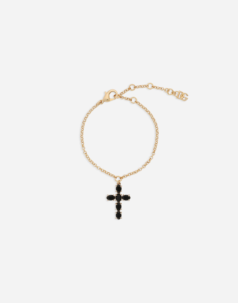 Fine chain necklace with cross - 1