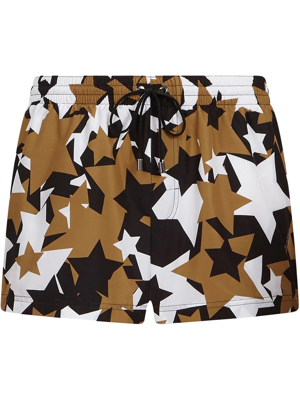 star print swim shorts - 1