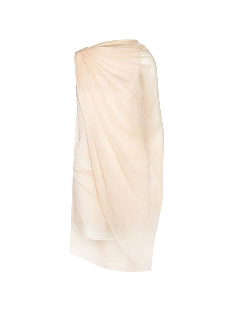 cape-detail mini dress 1