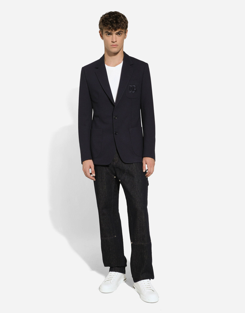 Dolce & Gabbana Single-breasted stretch jersey jacket outlook