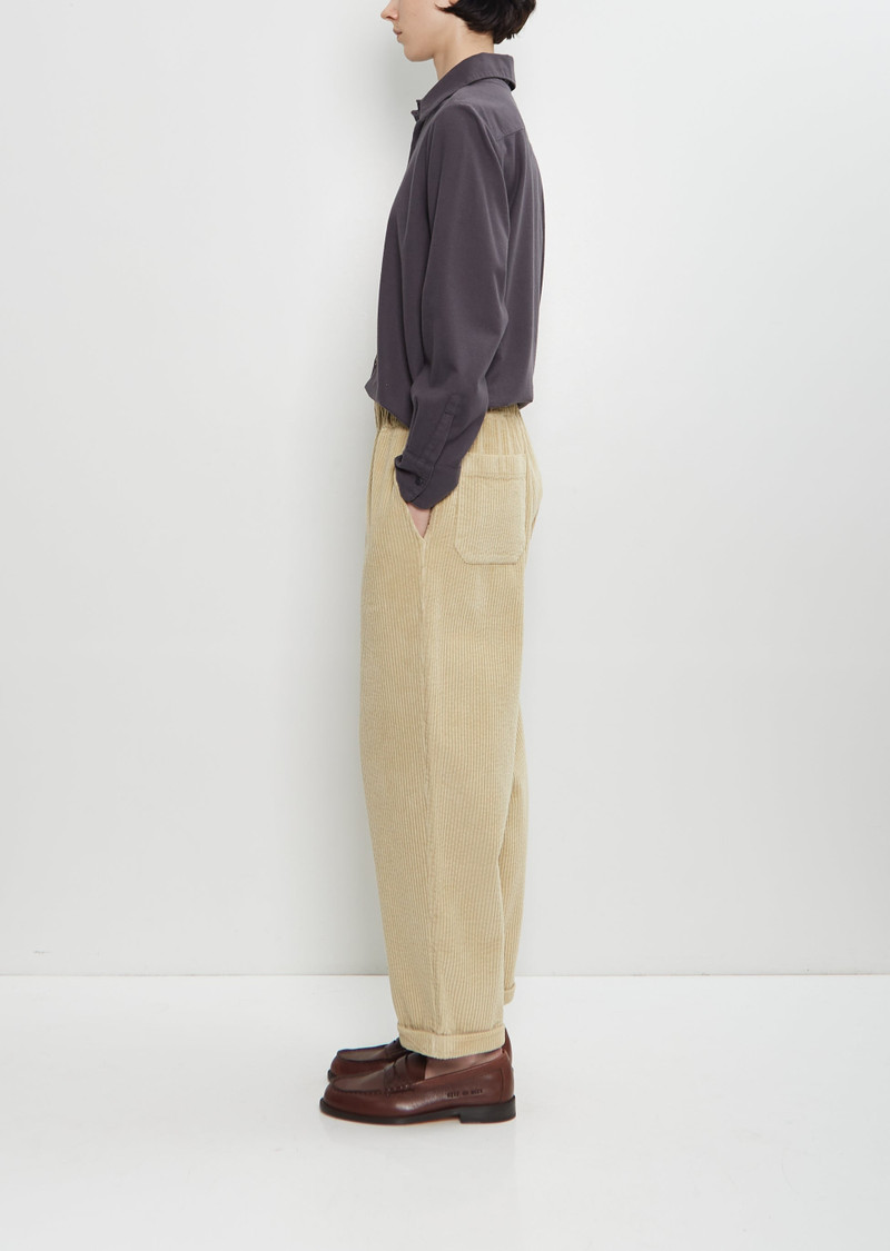Paride Cotton Velvet Pant — Cemento 2