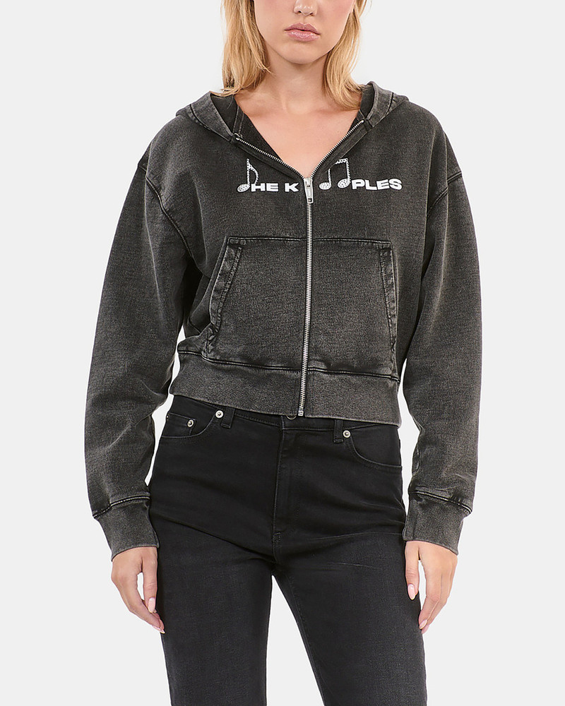 BLACK HOODIE WITH SERIGRAPHY 4