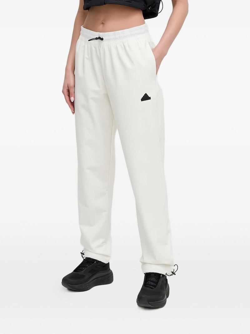 logo-embroidery track pants 1