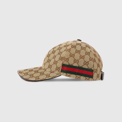 GUCCI Original GG canvas baseball hat with Web outlook