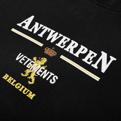 VETEMENTS VETEMENTS Oversize Antwerp Logo Hoody outlook