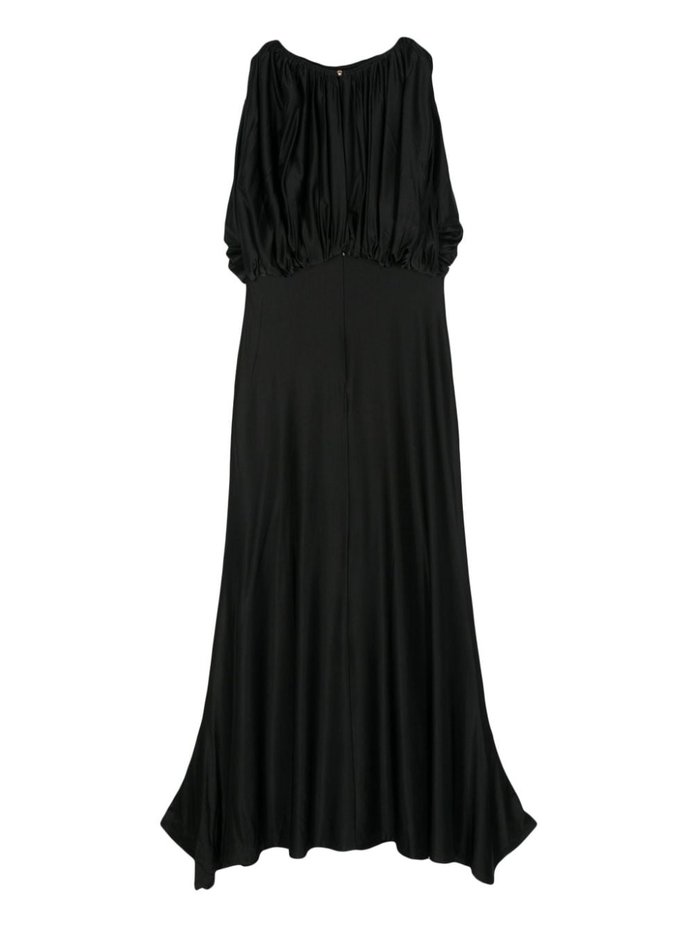 draped maxi dress - 2