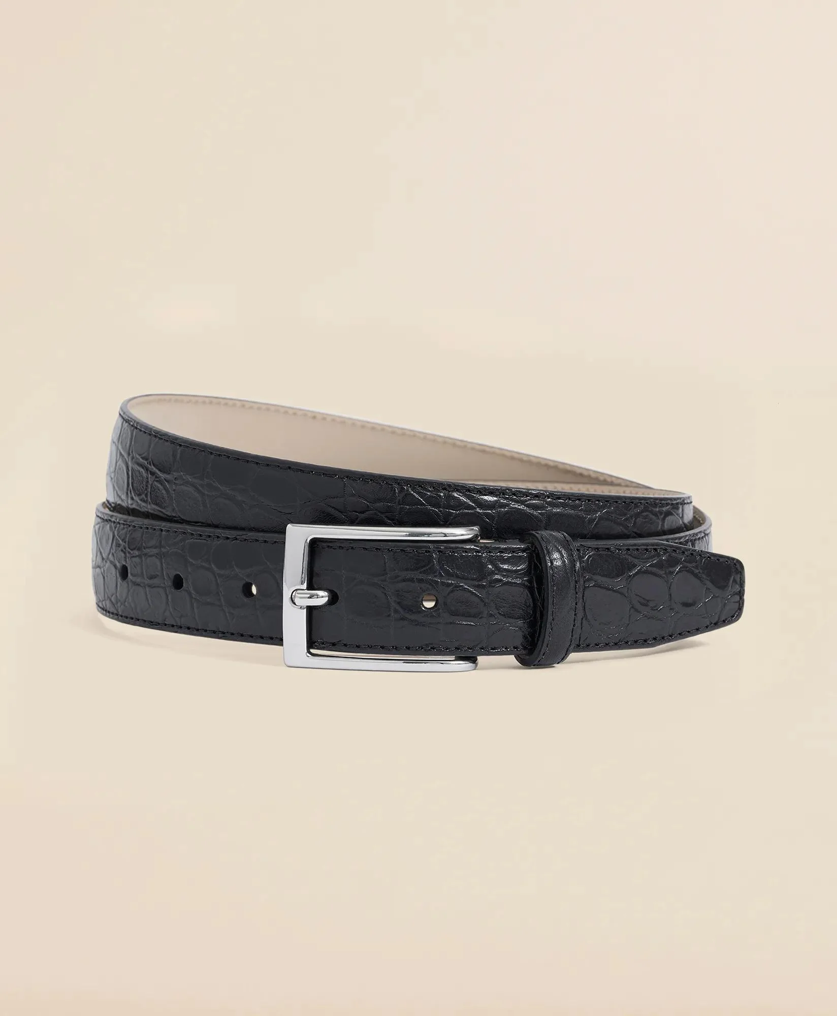 Leather Embossed Belt - 1