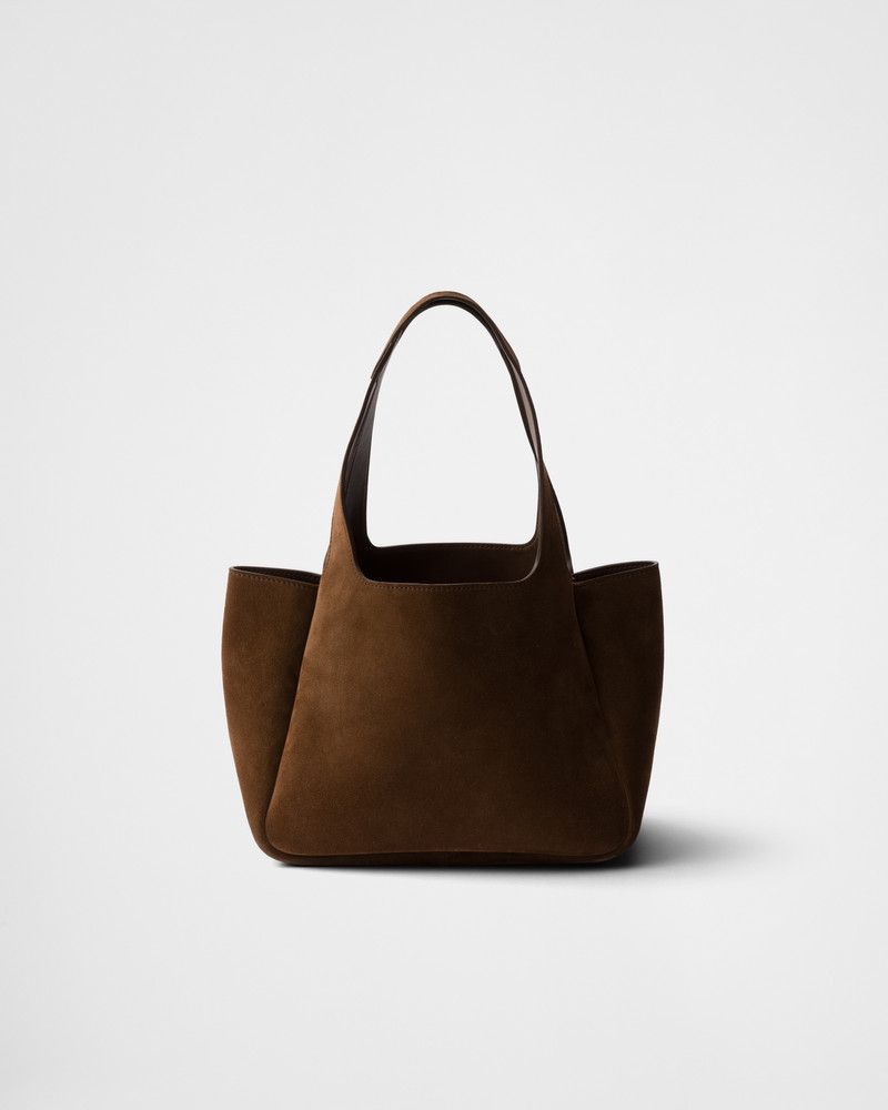 Mini suede shopping bag 4