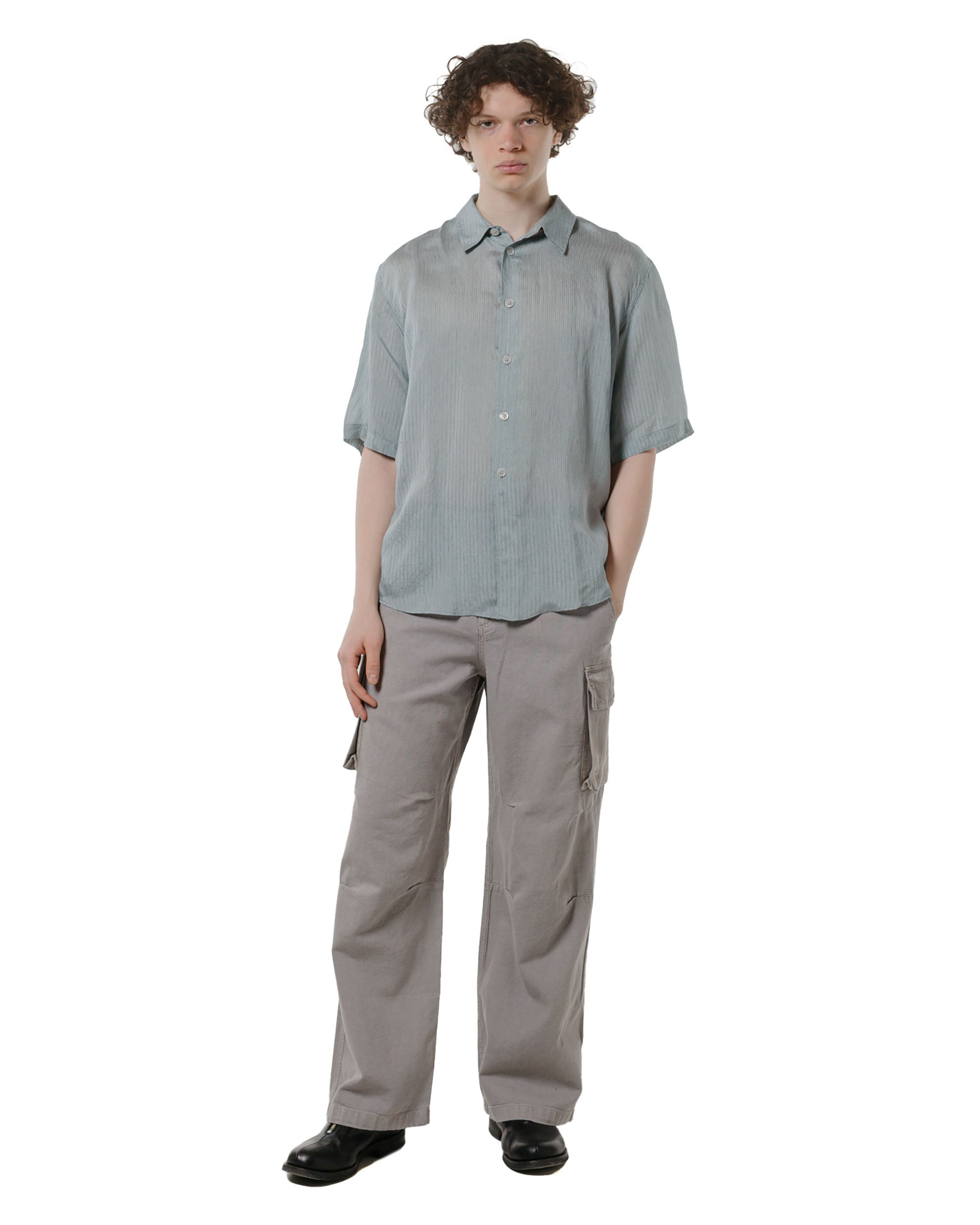 Beyond Shirt Shortsleeve Geo Stripe Ceremonial Viscose - 4