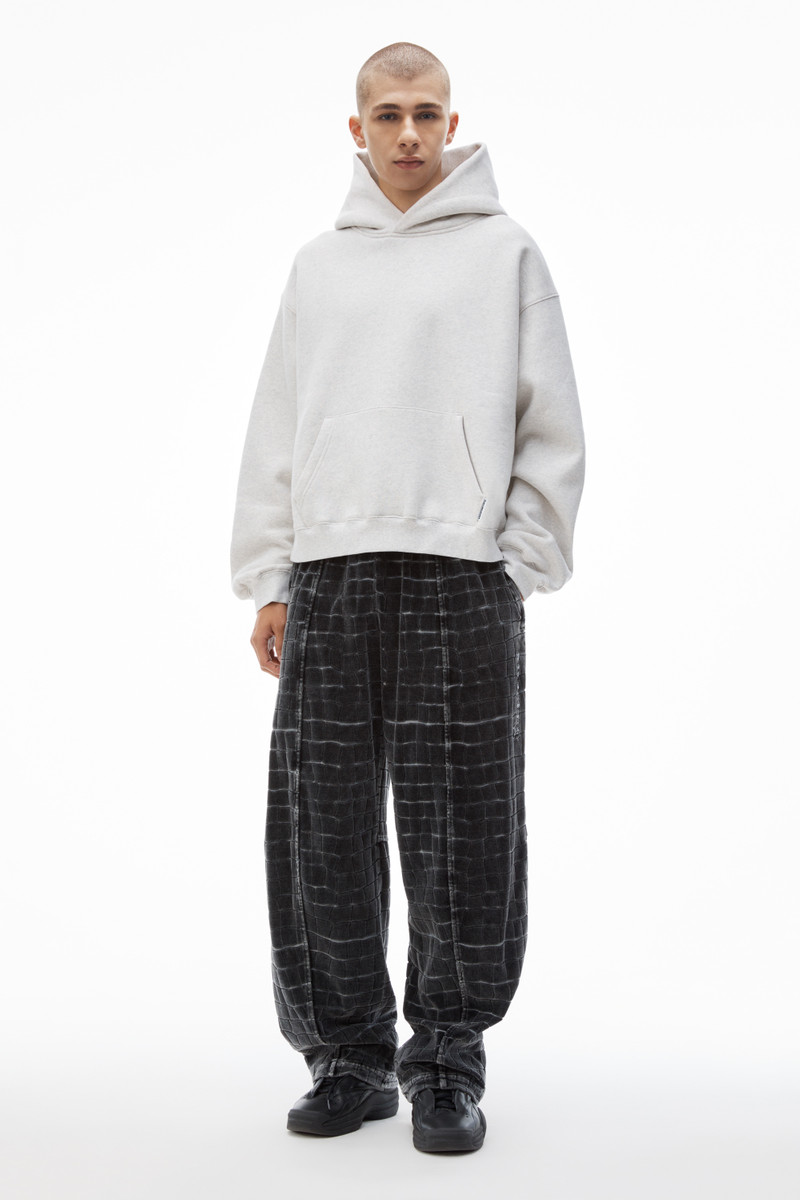 Alexander Wang HOODIE IN DENSE FLEECE outlook