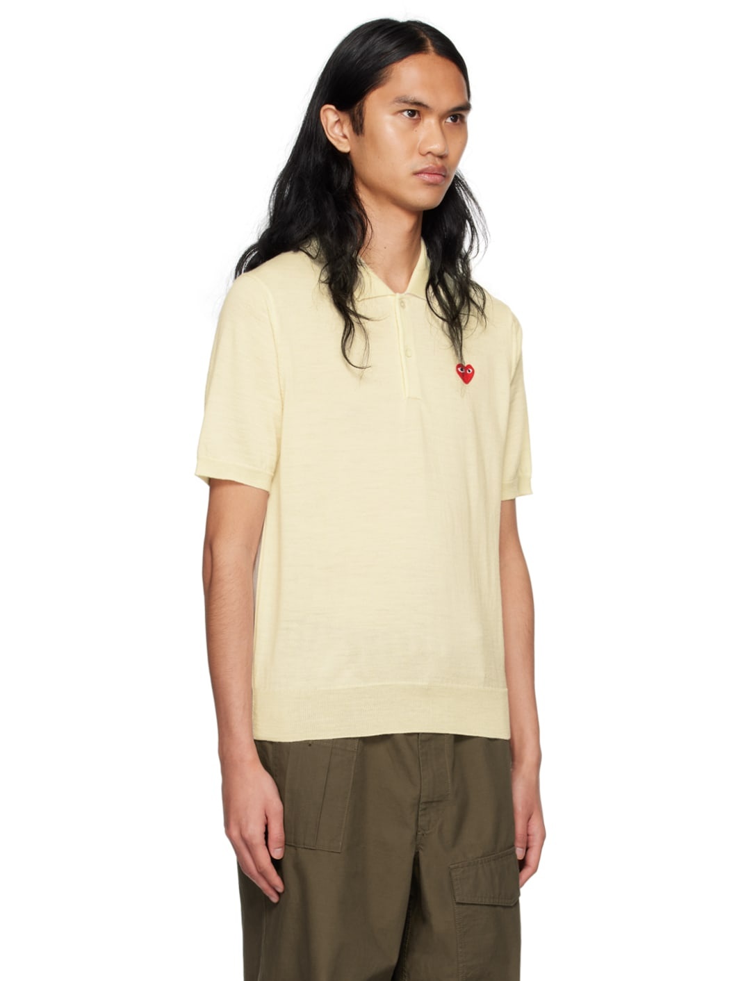 Beige Patch Polo - 2