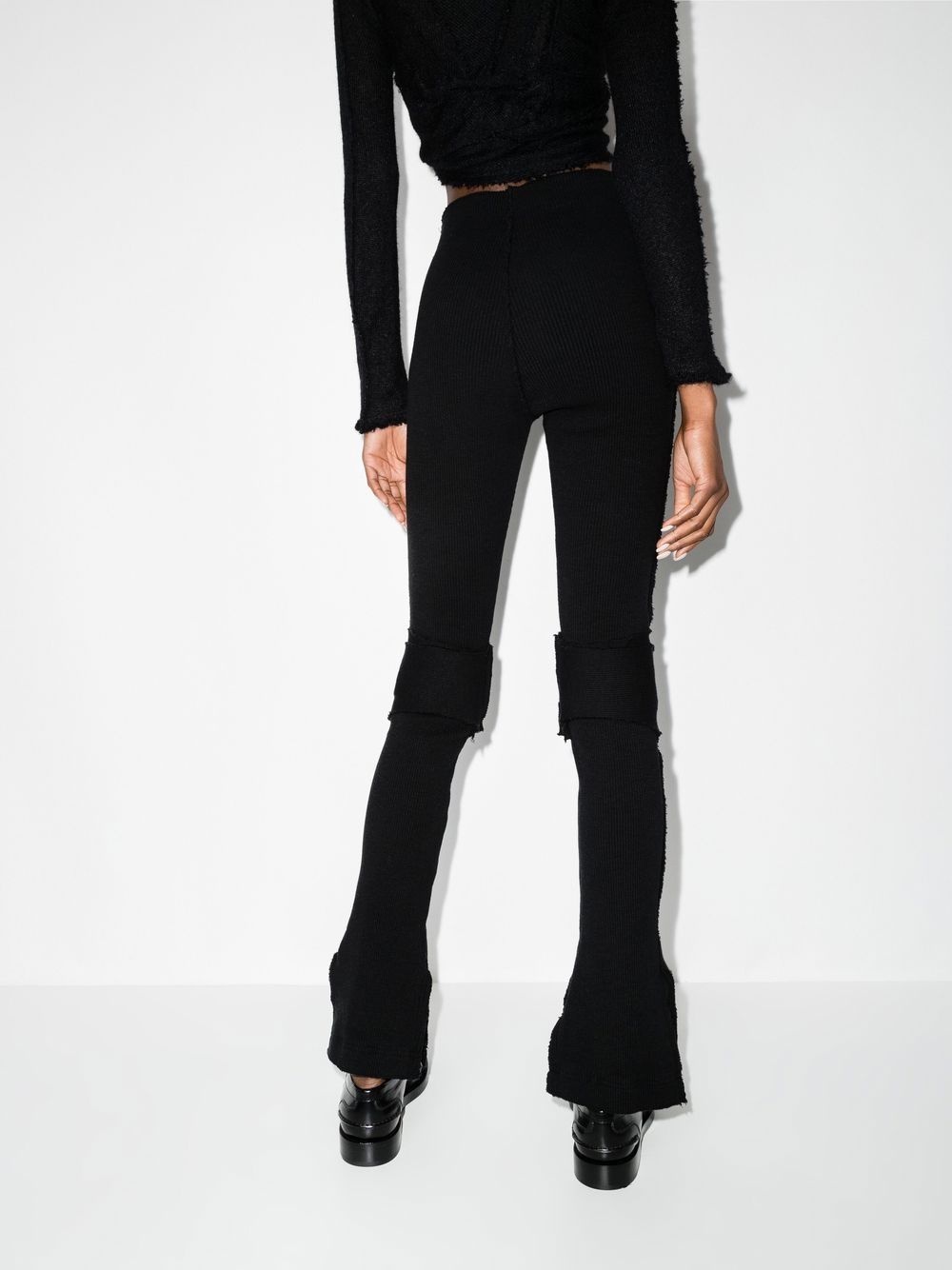 Warm Up knitted flared trousers - 3