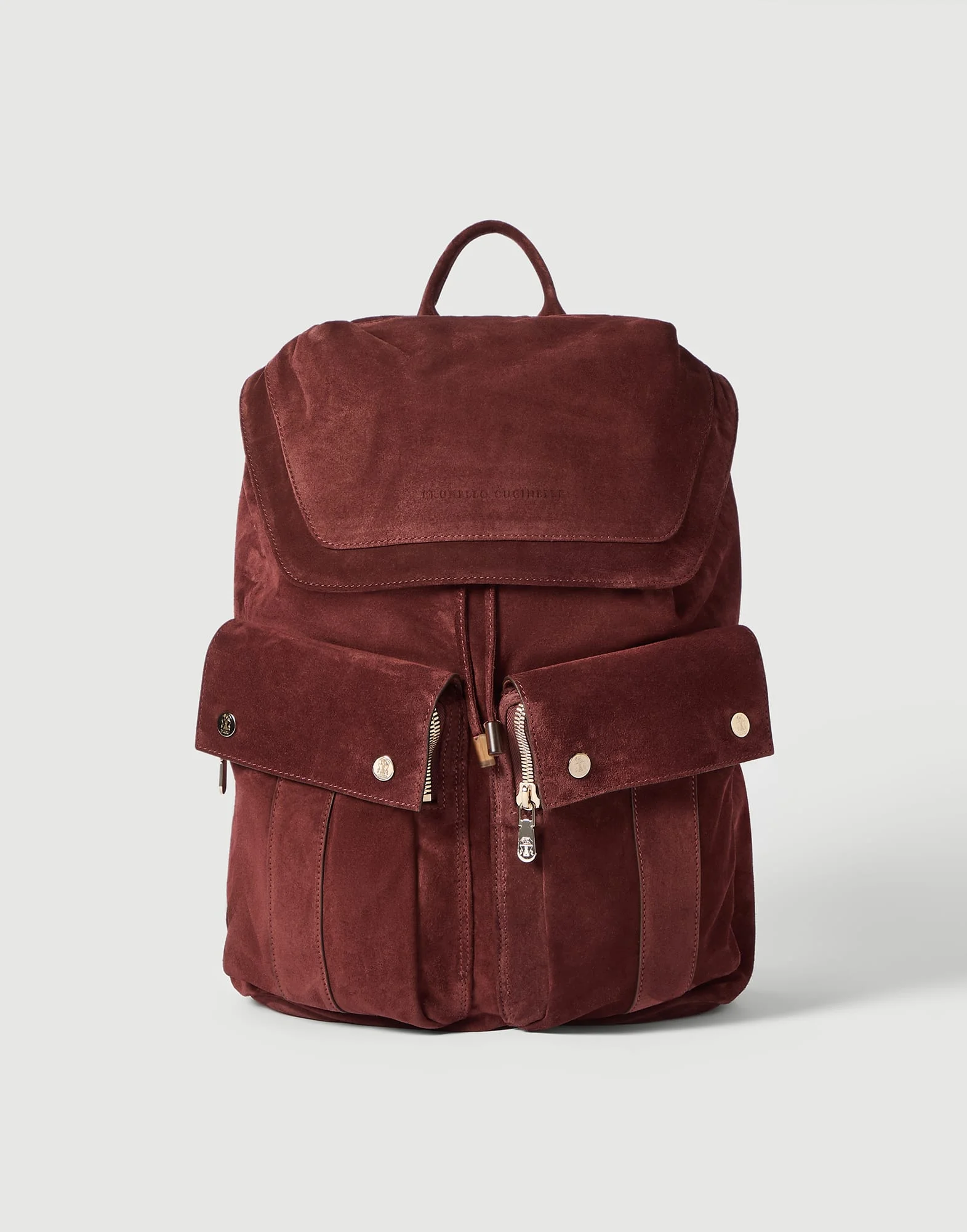 Suede leisure backpack - 1