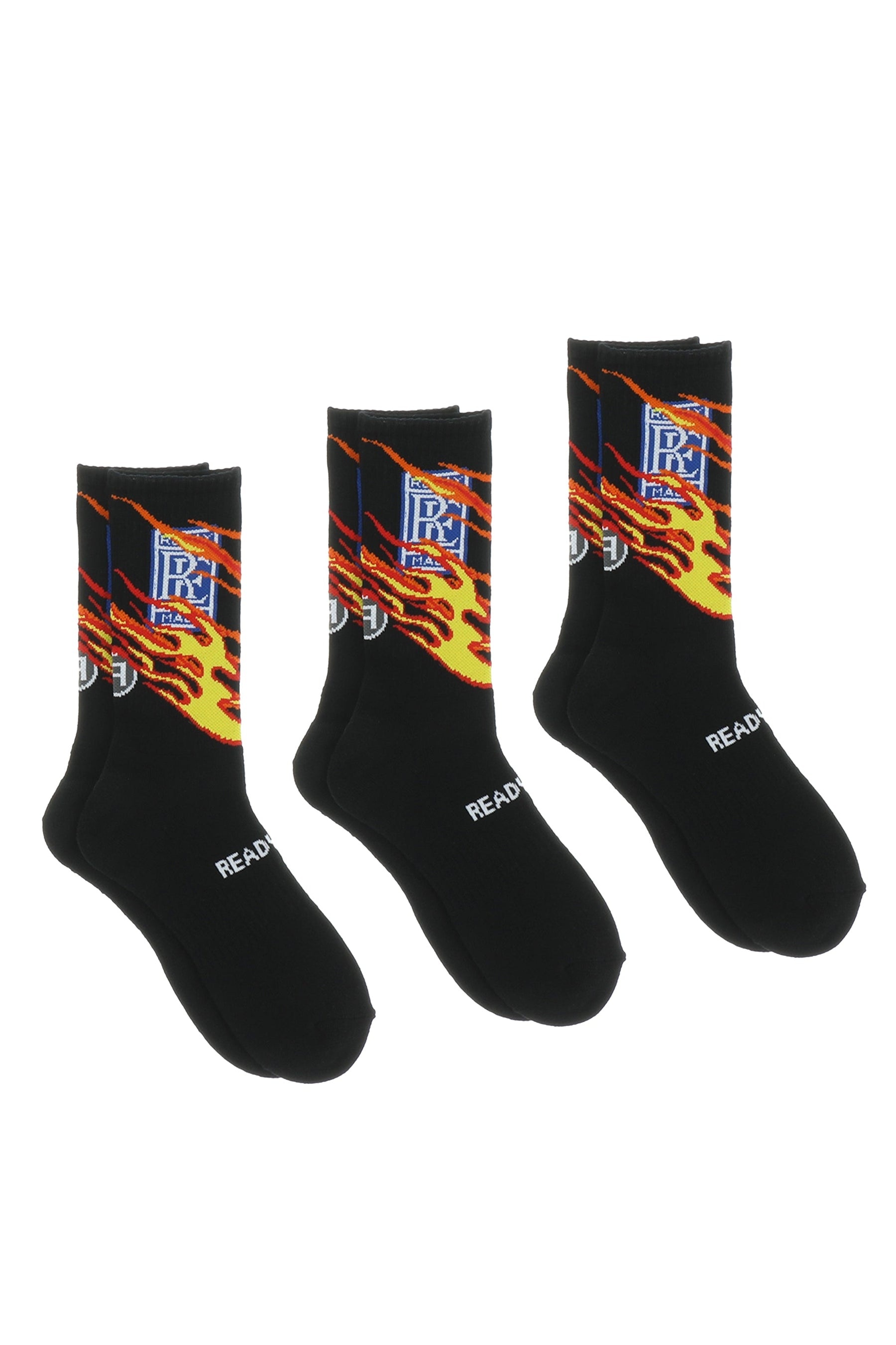 3P CREW SOCKS / BLK - 2