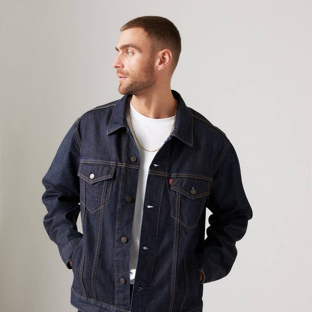 RELAXED FIT TRUCKER JACKET - 3