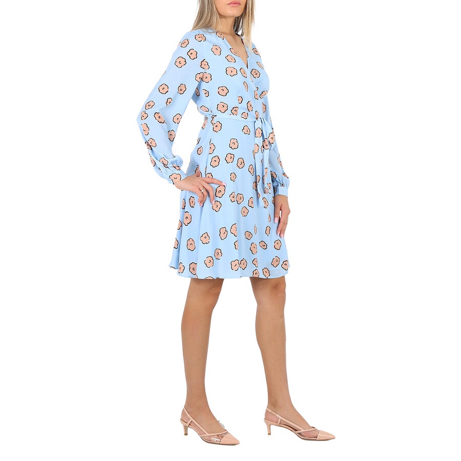Essentiel Antwerp Floral Print Wrap Dress - 3