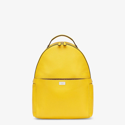 FENDI Black leather backpack outlook