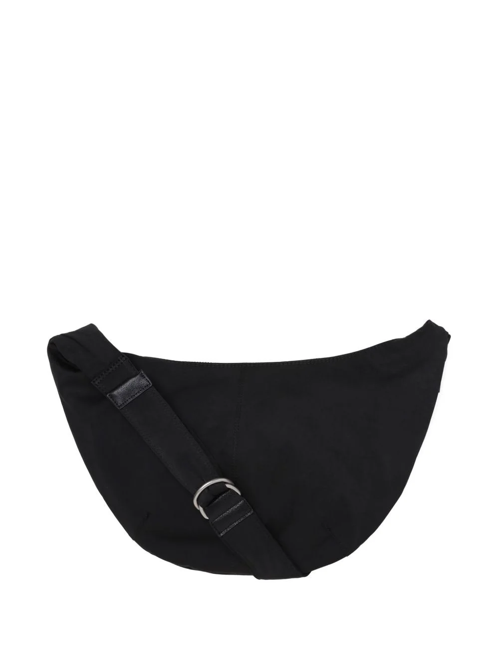 zip-fastening curved messenger bag - 1