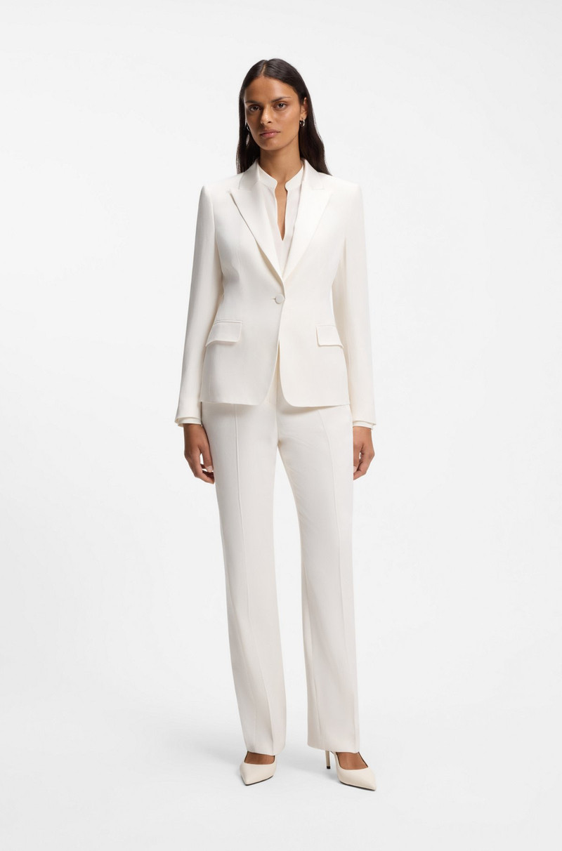 BOSS STRAIGHT-FIT PANTS IN MATTE FABRIC outlook