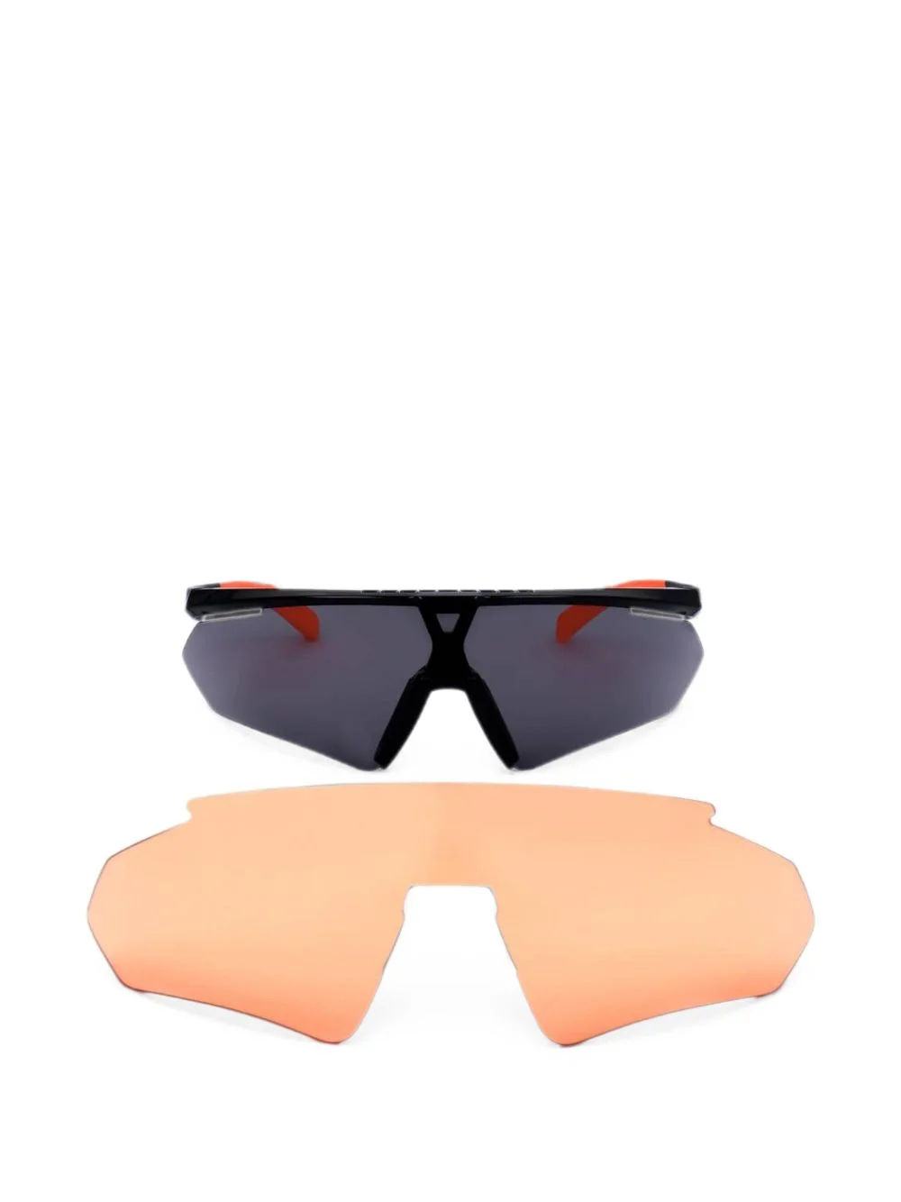 geometric-frame sunglasses - 1