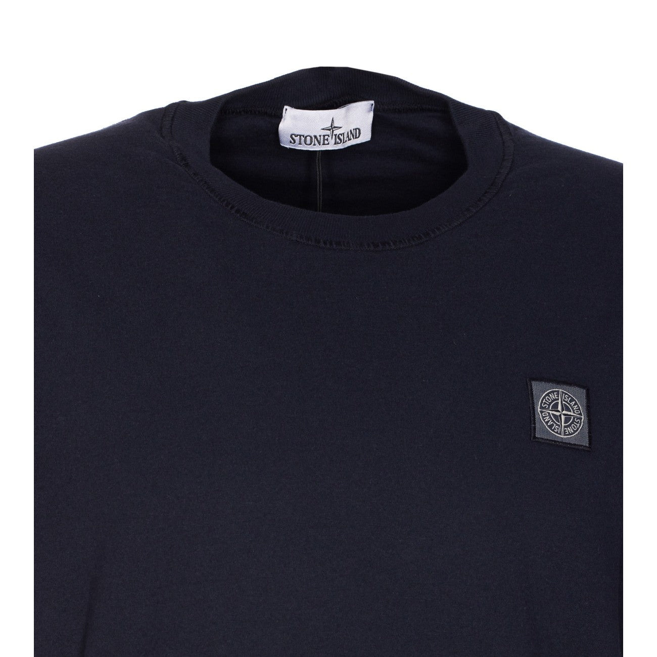 Stone Island Men Compass Patch Logo T-Shirt - 4