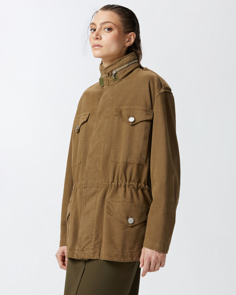 PINKO UTILITY-STYLE COTTON SHACKET outlook