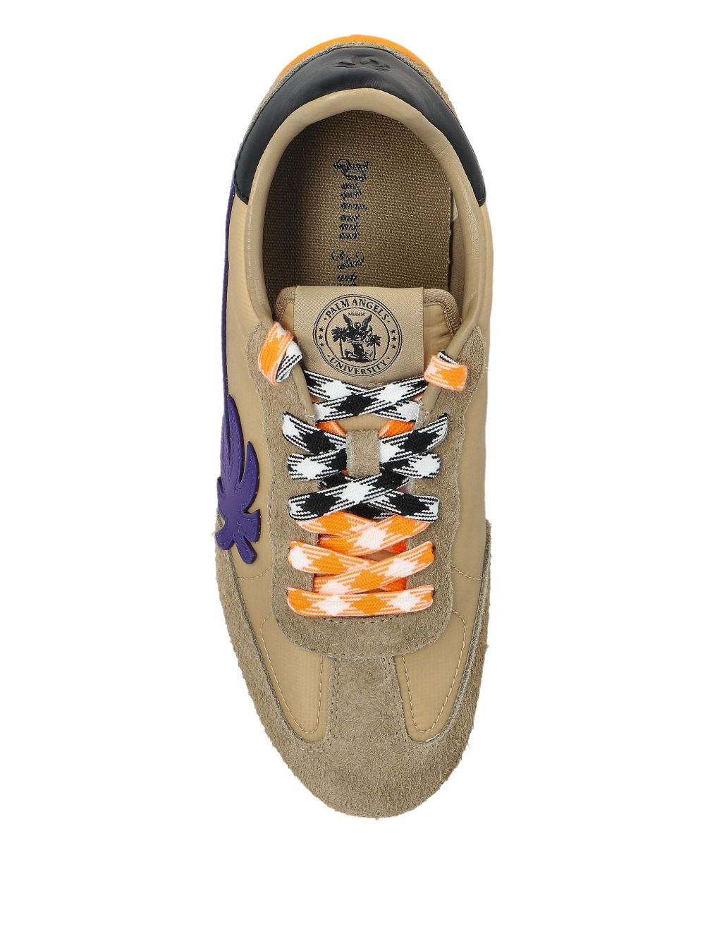 palm tree appliqué sneakers - 3