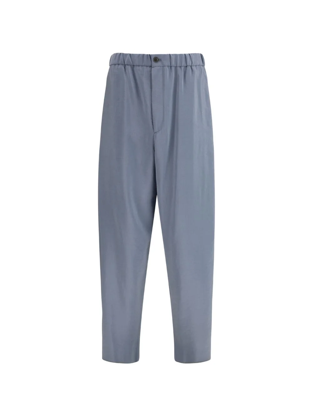 wide-leg elasticated tailored trousers - 1