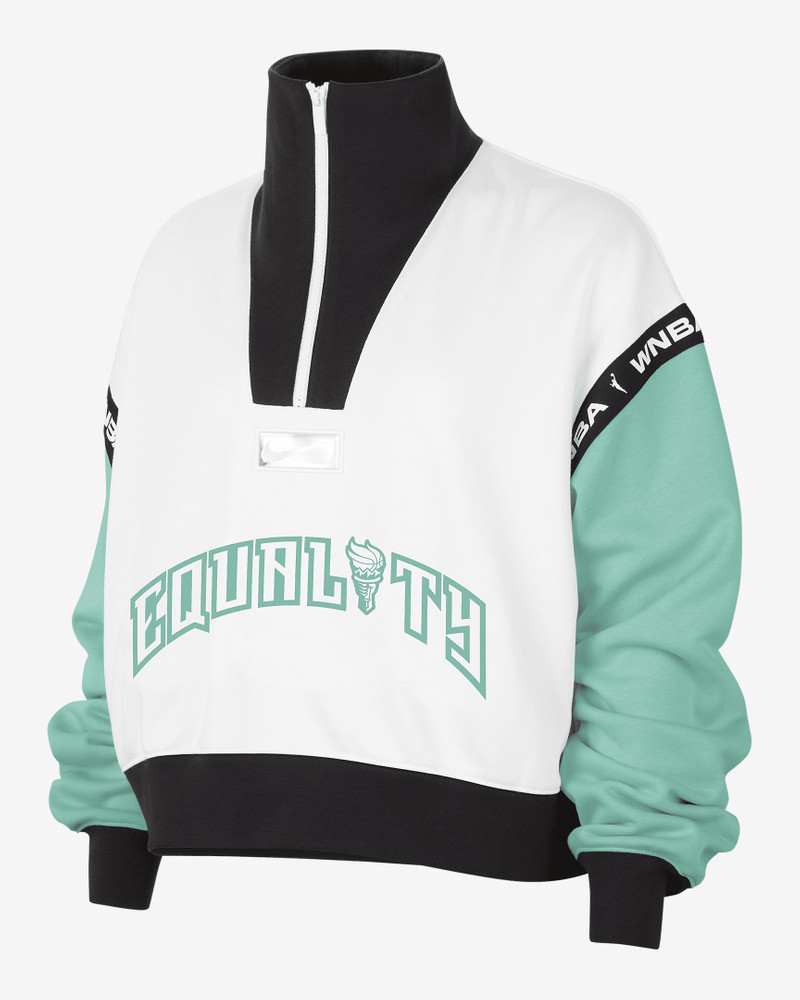 New York Liberty Nike Women's WNBA 1/4-Zip Top 1