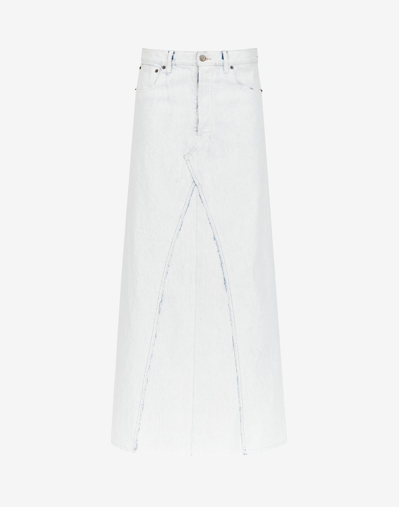 Bianchetto denim maxi 스커트 - 1
