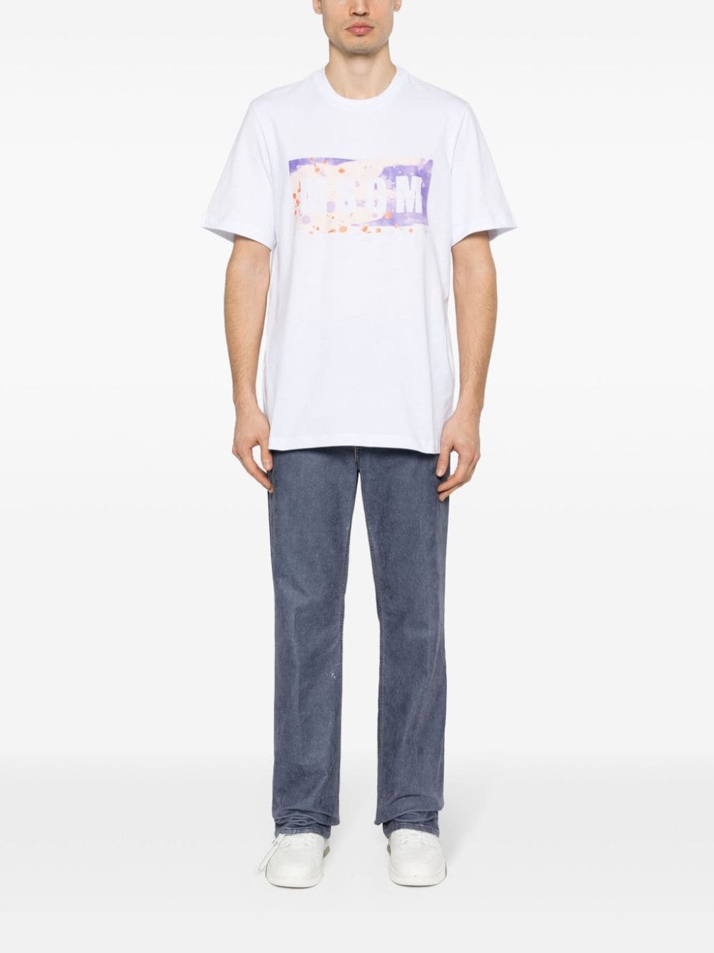 logo-print cotton T-shirt - 2