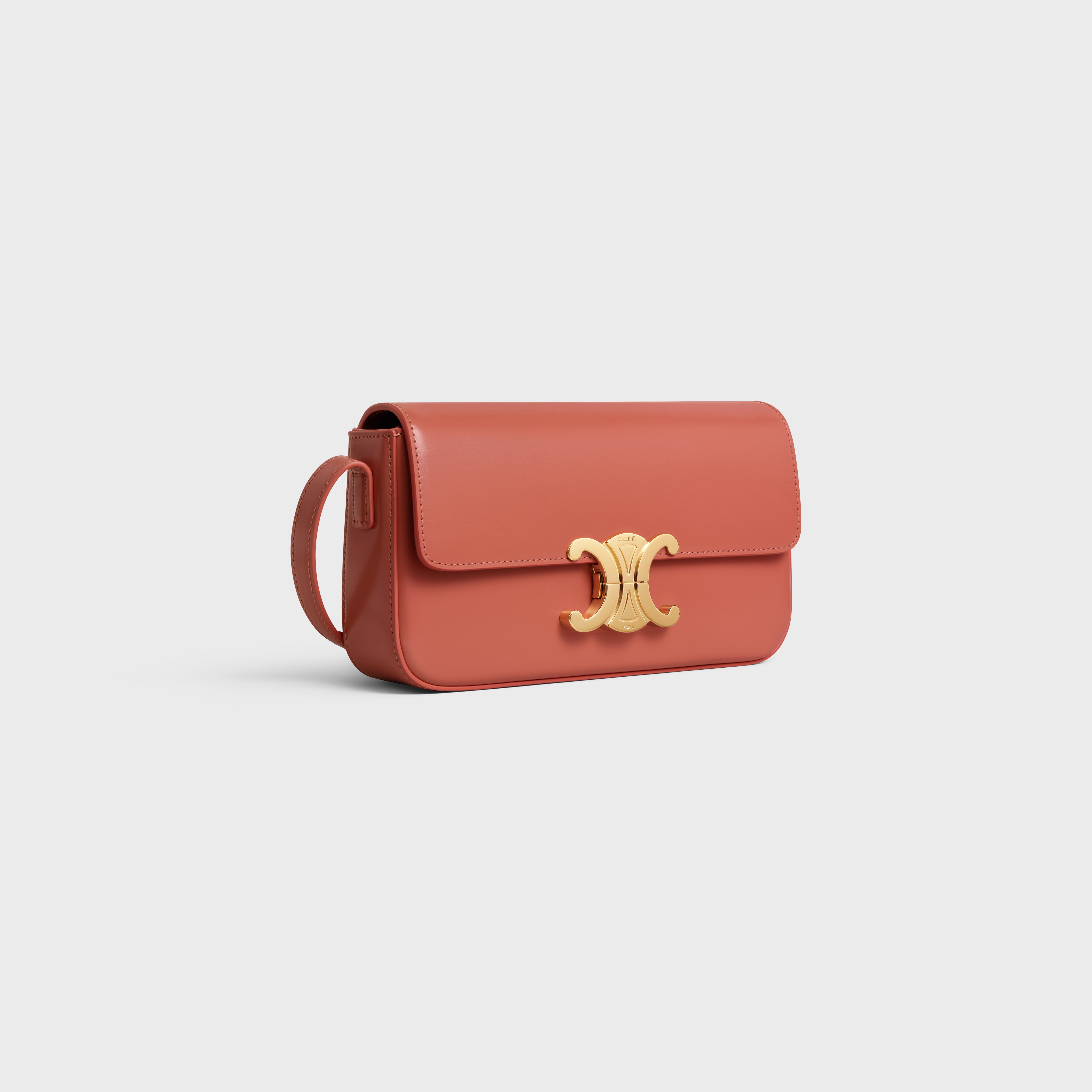 Shoulder Bag Triomphe in shiny calfskin - 2