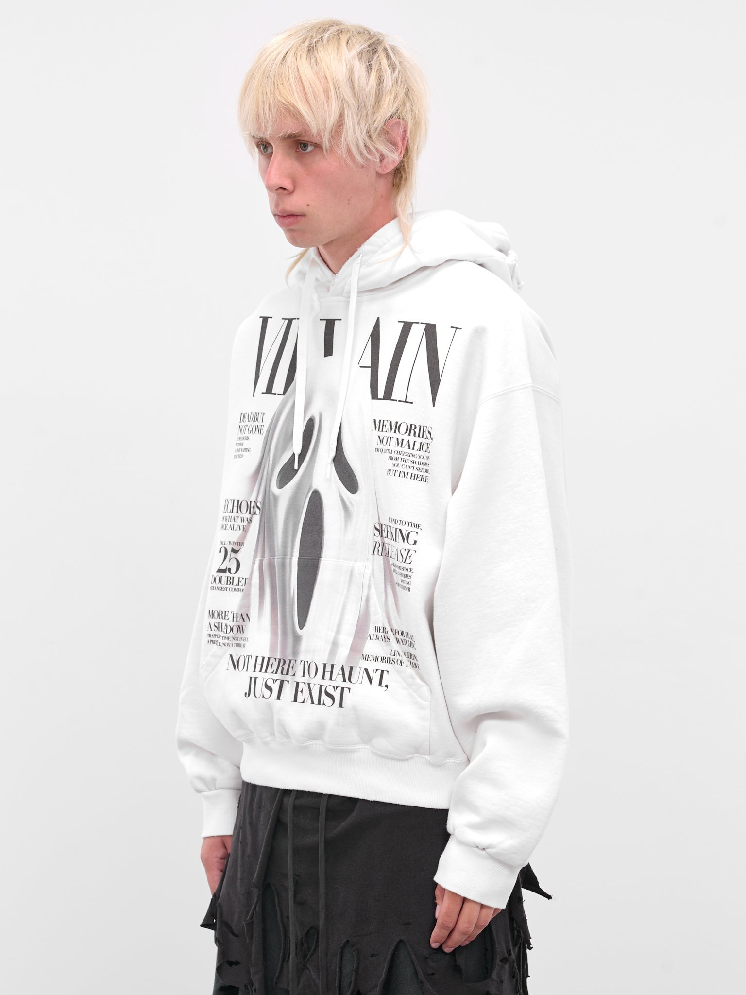 White Ghost Villain Hoodie - 2
