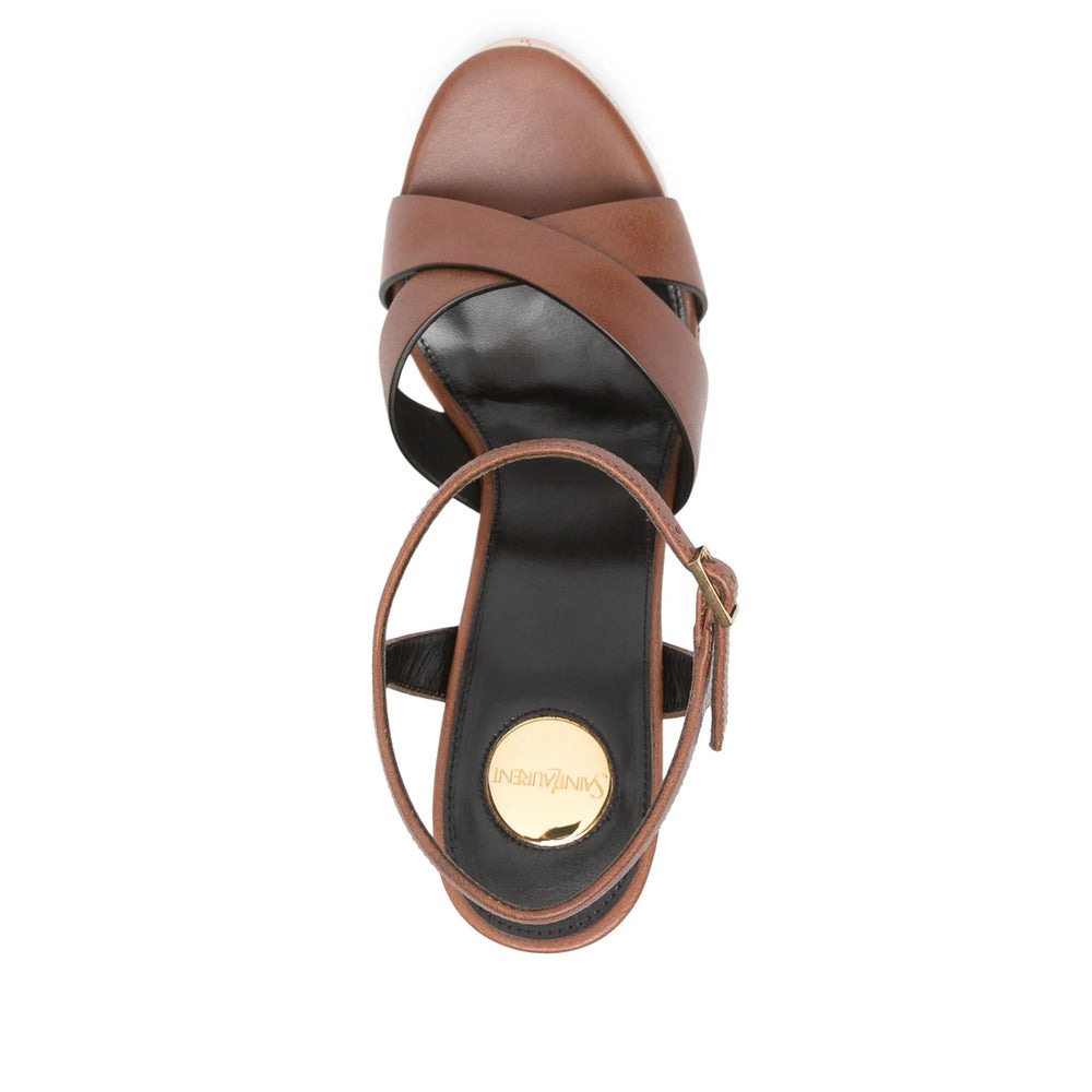 Saint Laurent Brown Sandals Women - 3