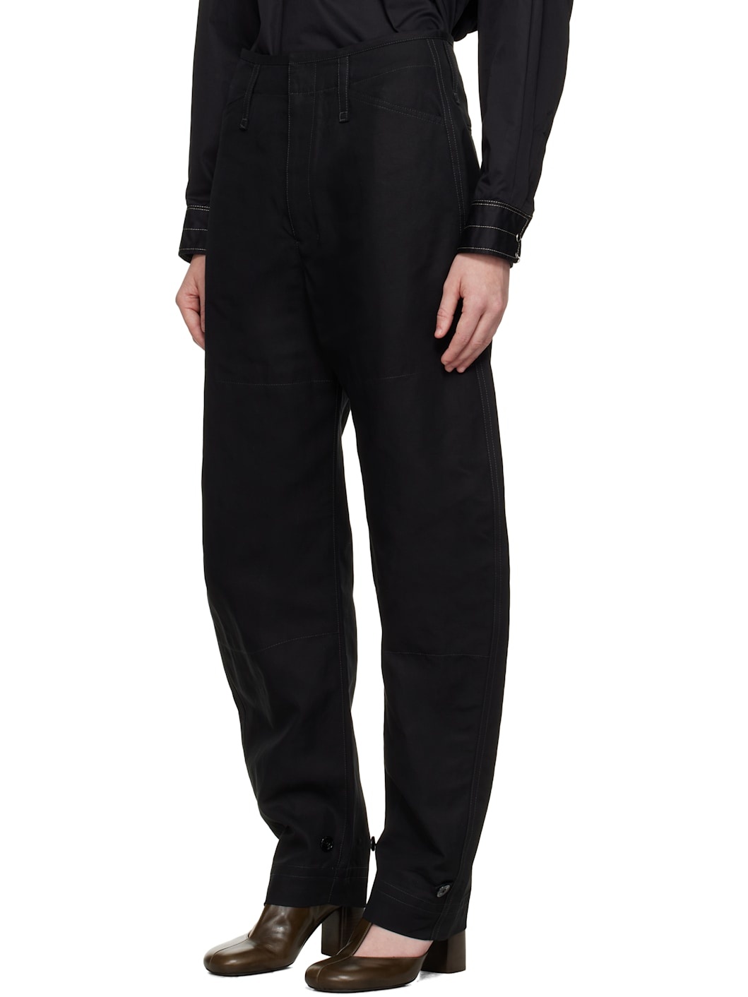 Black Tapered Trousers - 4